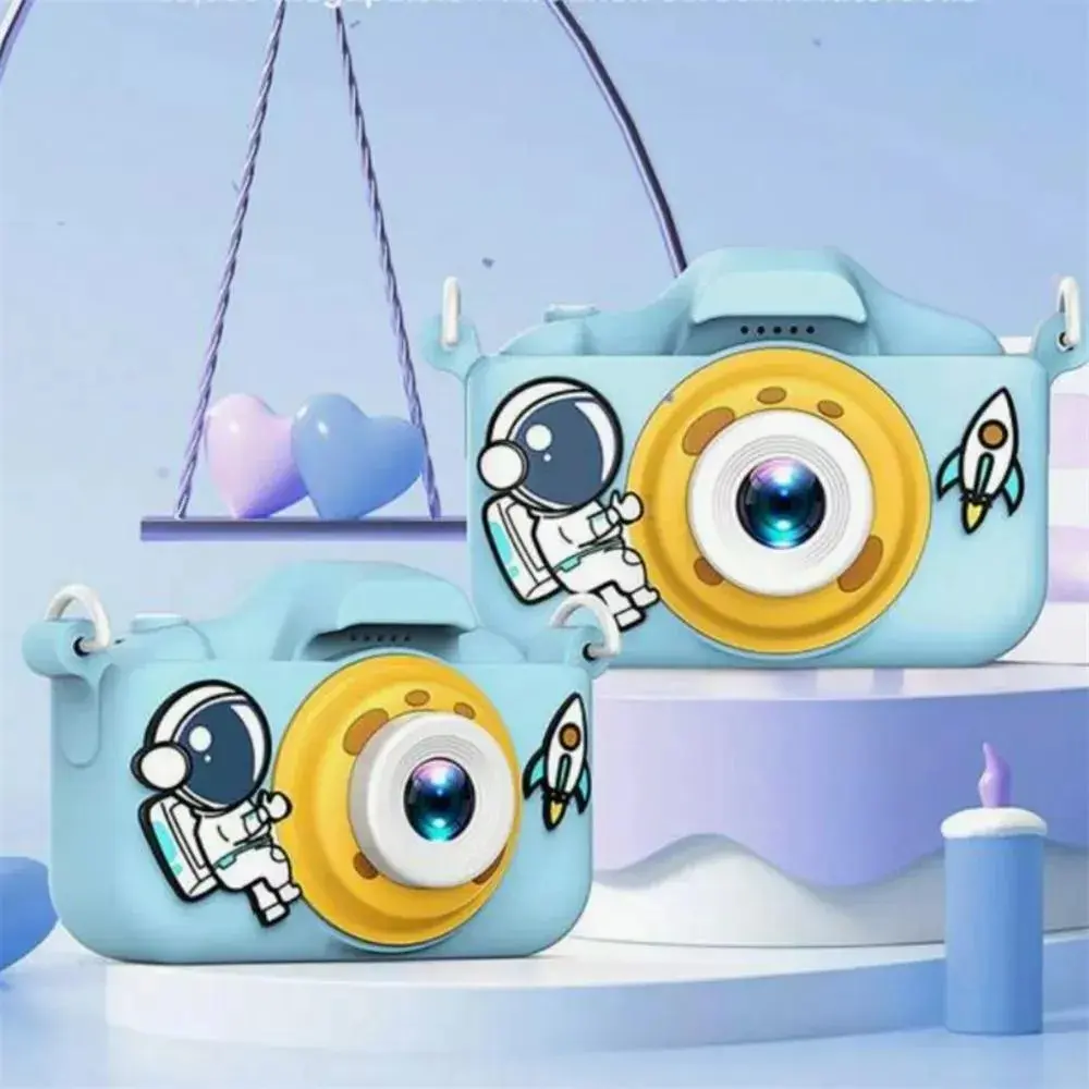 Cámara digital infantil A417 con funda de astronauta - estimula la creatividad y captura momentos especiales