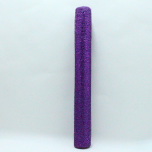 Set x2 Malla navideña decorativa morada brillante para manualidades - Crea coronas y adornos festivos espectaculares