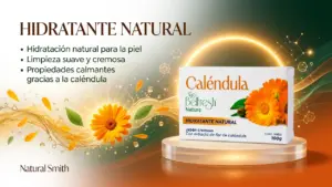 Set x4 Jabón de caléndula en barra de 100g Belfresh - Calma y limpia suavemente tu piel todos los días