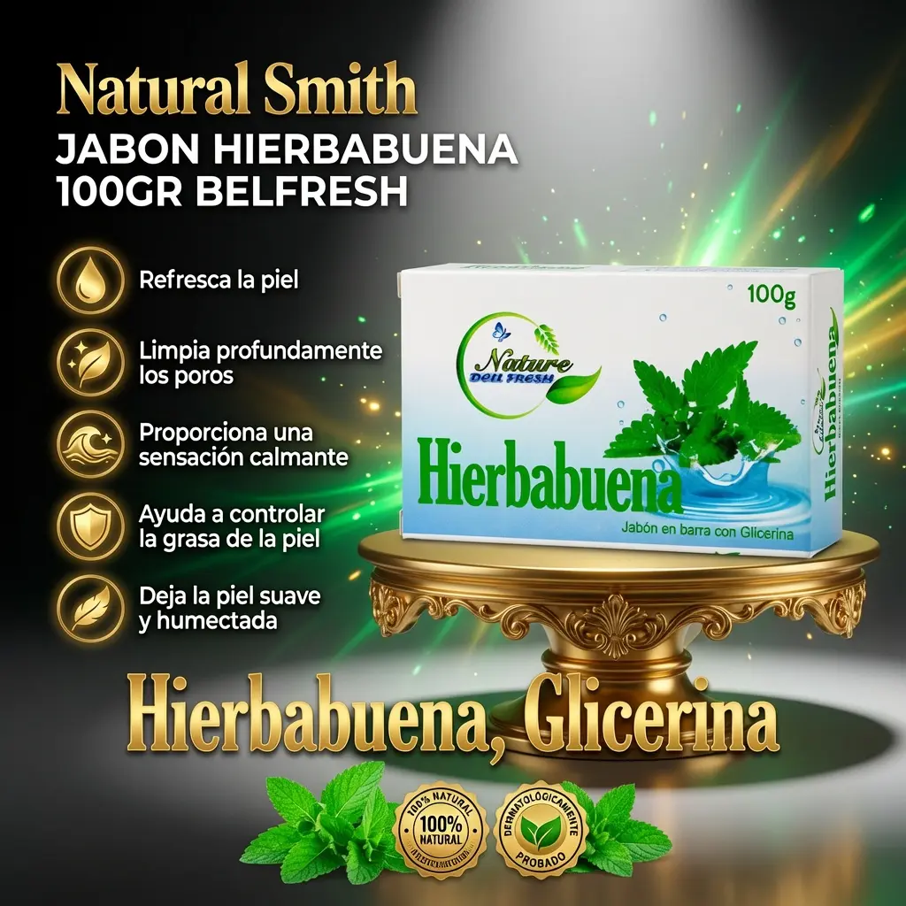 Jabon Hierbabuena 100Gr Belfresh - Imagen 2