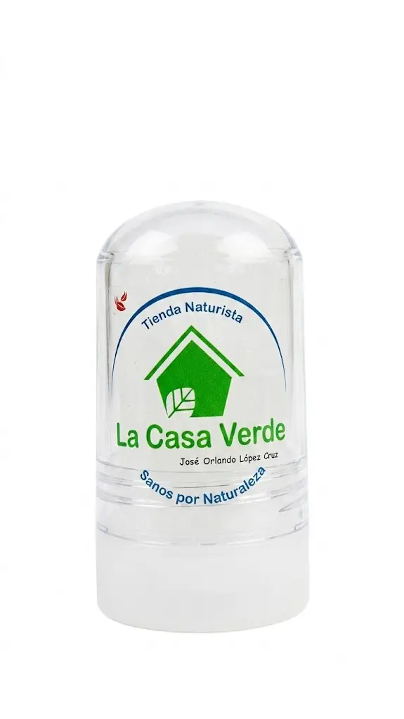 Desodorante Piedra Lumbre Natural Smith Casa Verde - Neutraliza el mal olor corporal sin bloquear tus poros - Imagen 3