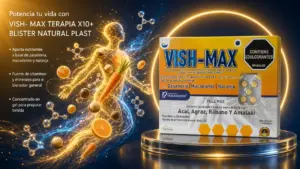 Set x2 Suplemento Vish Max Terapia Natural con extractos vegetales - Aporta nutrientes esenciales para mejorar tu vitalidad diaria